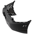 Rear Textured Bumper Cover, For Models With Park Distance Control Sensor, Without Towing Hitch, CAPA Certified