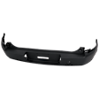 Rear Textured Bumper Cover For Models With Park Distance Control Sensor, Towing Hitch and License Plate, CAPA Certified