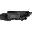 Rear Bumper, Painted Black, Without Mounting Brackets