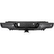 2021 Ford Ranger XLT 4 Cyl 2.3L - Rear Bumper, For Models With Towing Package and Parking Aid Sensor, Painted Black