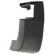 Rear, Passenger Side, Outer Bumper End, Textured Plastic CAPA Certified