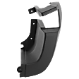 Rear, Passenger Side Bumper End, Textured Plastic
