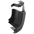 Rear, Passenger Side Bumper End, Textured Plastic
