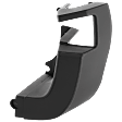 Rear, Passenger Side Bumper End, Textured Plastic
