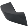 Rear, Passenger Side Bumper End, Textured Plastic