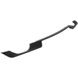 Rear, Lower Valance, Primed, For Models with Dual Exhaust and Chrome Extension