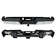 2021 Ford F-150 XLT - Step Bumper, For Models With Rear Parking Aid Sensor Holes, Towing Package And Max Towing, Without Active Park Assist, Chrome, Face Bar Only; Without pad provision, With mounting bracket(s)