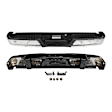 2021-2023 Ford F-150 - Step Bumper, Chrome, Face Bar Only, without Pad Provision, For Models with Rear Parking Aid Sensor Holes and Active Park Assist, without Towing Package