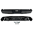 2021-2023 Ford F-150 - Step Bumper, Painted Black, Face Bar Only, without Pad Provision, For Models without Rear Parking Aid Sensor Holes and Towing Package