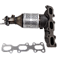 Firewall Side Catalytic Converter, 3.5/3.7L Engines, Non-EcoBoost, Federal EPA Standard, 46-State Legal (Cannot ship to CA, CO, NY or ME)