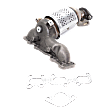2013 Ford Police Interceptor Sedan Base - Front, Radiator Side Catalytic Converter, 3.7L 6Cyl, Federal EPA Standard, 46-State Legal (Cannot ship to CA, CO, NY or ME), Direct Replacement Series