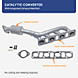 2013 Ford Police Interceptor Sedan Base - Front, Radiator Side Catalytic Converter, 3.7L 6Cyl, Federal EPA Standard, 46-State Legal (Cannot ship to CA, CO, NY or ME), Direct Replacement Series