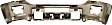 2015-2019 GMC Sierra 2500 HD - Front Bumper, Chrome, Without Mounting Brackets, Without Parking Aid Sensor Holes