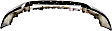 2015-2019 GMC Sierra 2500 HD - Front Bumper, Chrome, Without Mounting Brackets, Without Parking Aid Sensor Holes