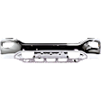 Front Bumper, Chrome, Without Mounting Brackets, Without Park Assist Sensor Holes