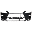 2018 Lexus RX350 - Front Primed Bumper Cover, For Models Without F Sport Package, Without Headlight Washer and Parking Aid Sensor, Japan Built Vehicle