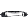 Front, Lower Bumper Grille, Black
