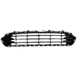 Front, Lower Bumper Grille, Black CAPA Certified