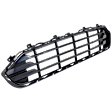 Front, Lower Bumper Grille, Black CAPA Certified
