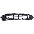 Front, Lower Bumper Grille, Black CAPA Certified