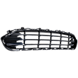 Front, Lower Bumper Grille, Black CAPA Certified