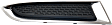 Front, Passenger Side Fog Light Cover, Black