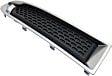 Front, Passenger Side Fog Light Cover, Black