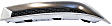 Front, Passenger Side Fog Light Cover, Black
