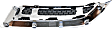 Front, Passenger Side Fog Light Cover, Black