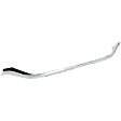 Front, Lower, Center Bumper Trim, Chrome
