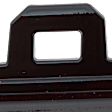 Front, Lower, Center Bumper Trim, Black