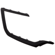 Front, Passenger Side Bumper Trim, Textured Black