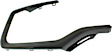 Front, Passenger Side Bumper Trim, Black