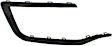 Front, Passenger Side Bumper Trim, Black
