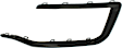 Front, Driver Side Bumper Trim, Black