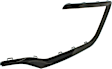 Front, Driver Side Bumper Trim, Black