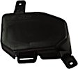 Front, Driver Side Tow Eye Cover, Textured Black, Without Tow Hook Hole