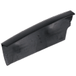 Front, Passenger Side Bumper Filler, Black