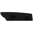Front, Passenger Side Bumper Filler, Black