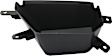 Front, Driver Side Bumper Trim, Black, Without Tow Hook Holes