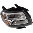 Passenger Side Headlight, with Bulb, Halogen, Clear Lens, Denali Model