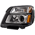 Driver Side Headlight, with Bulb, Halogen, Clear Lens, Denali Model
