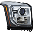 Passenger Side Headlight, with Bulb, Halogen, Clear Lens