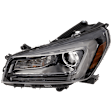 Driver Side Headlight, with Bulb, Halogen, Clear Lens, 6 Cyl., 3.6L Engine