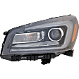 Driver Side Headlight, with Bulb, Halogen, Clear Lens, 6 Cyl., 3.6L Engine, CAPA Certified