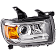 Passenger Side Headlight, with Bulb, Halogen, Clear Lens
