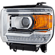 2016-2019 GMC Sierra 2500 HD - Driver Side Headlight, with Bulb, HID/Xenon, with HID bulb and ballast, CAPA Certified