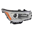 Passenger Side Headlight, with Bulb, Halogen/LED Combo, with LED Daytime Running Lamps, without Logo, without All Terrain Package