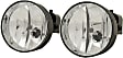Front, Driver and Passenger Side Fog Light, With Bulb(s), Halogen, With HID Headlights