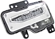 2018 GMC Sierra 1500 - Front, Driver Side Halogen Fog Light, With bulb(s)